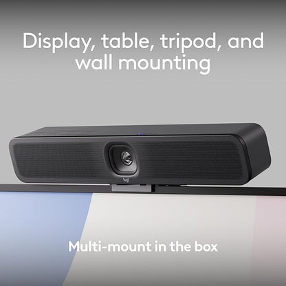 Logitech MeetUp 2 All-in-One USB Conference Room Camera, Compact Video Bar - Image 5