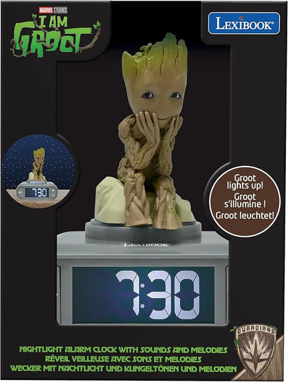 LEXiBOOK, Marvel Guardians of The Galaxy, Groot Nightlight Alarm Clock - Image 4
