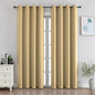 CUCRAF Beige Blackout Curtains 108 Inches Long, Thermal Insulated Noise by CUCRAF