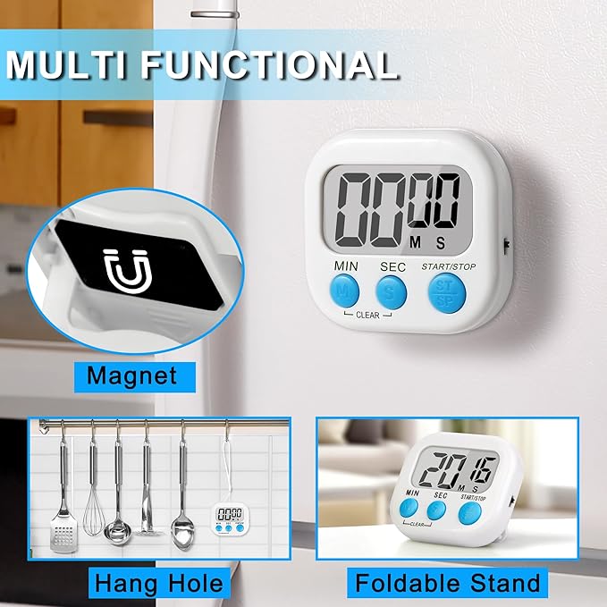 ZILLEEN Classroom Timer for Kids Teachers 4 Pack Digital Timers - Image 3