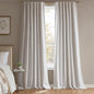 Madison Park Karien 100% Blackout Curtains 52x84 – White, 2-Layer Noise by MADISONPARK
