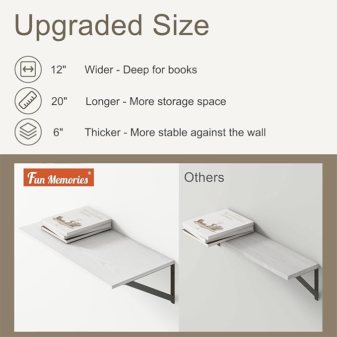 Fun Memories 20 Inch Floating Shelves - Image 4
