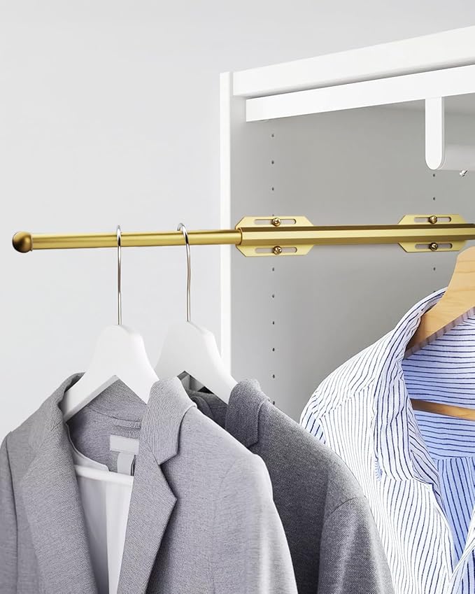 12" Valet Rod for Closet Pull Out, Adjustable extending closet rod, Standard - Image 4