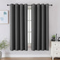 CUCRAF Light Grey Blackout Curtains 54 Inches Long, Thermal Insulated Noise by CUCRAF