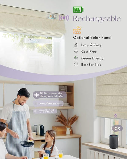 Graywind Smart Roman Shades Compatible - Image 3