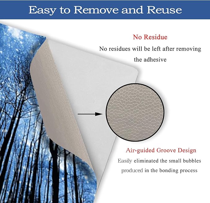 Laptop Skin Sticker Decal, Decorative Waterproof Removable, Galaxy Forest - Image 4