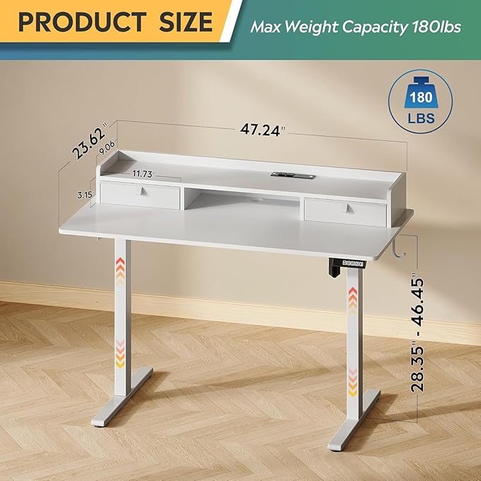 DEVAISE 48×24 Inch Electric Standing Desk - Image 3