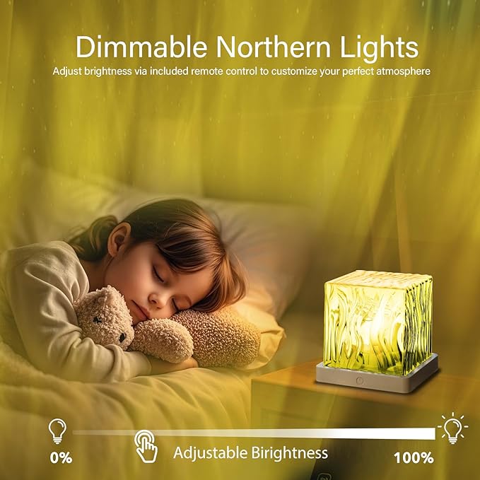 VoMii Northern Lights Projector, 16 Colors Luminorthe Cube Lamp - Image 4