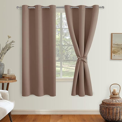 Hiasan Blackout Curtains for Bedroom and Living Room, Light Blocking, Noise - Image 2