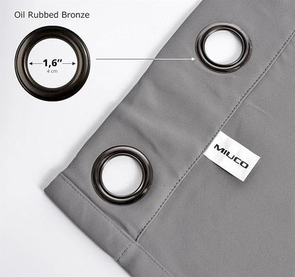 MIUCO 1 Pair Thermal Insulated Grommet 52-Inch-by-63-Inch Blackout Window - Image 7