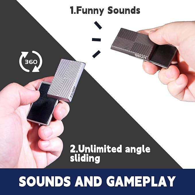 Fidget Slider, Metal Fidget Toy Adults-Smooth Operation - Image 3