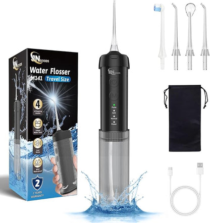 JNGOODS Mini Portable Water Flosser Oral Irrigator Water Teeth Cleaner Pick by VisittheJNGOODSLLC