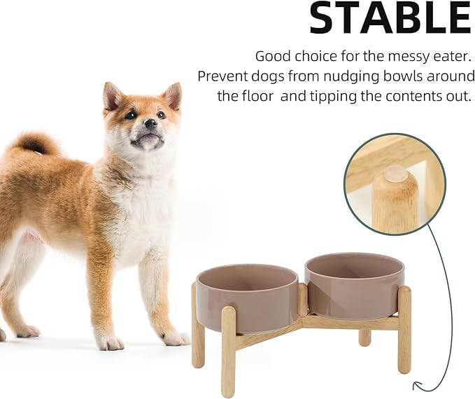 Ceramic 6.1inch Raised Dog Bowl - Image 7