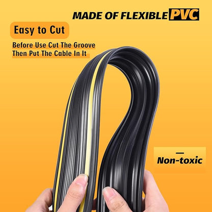 6FT Floor Cord Cover-Cord Cover Floor, Power Cable Protector Soft Extension - Image 5