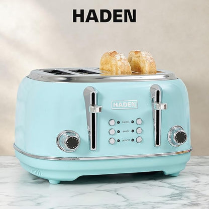 Haden Heritage 4 Slice Wide Slot Stainless Steel Toaster - Image 7
