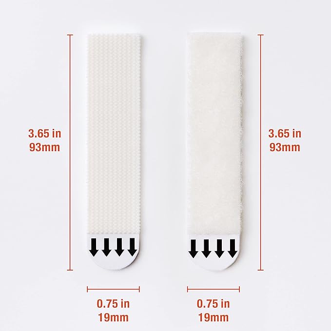 JELLYSUB 60-Pairs Large Picture Hanging Strips Heavy Duty, Hook and Loop Tape - Image 2