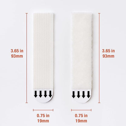 JELLYSUB 60-Pairs Large Picture Hanging Strips Heavy Duty, Hook and Loop Tape - Image 2
