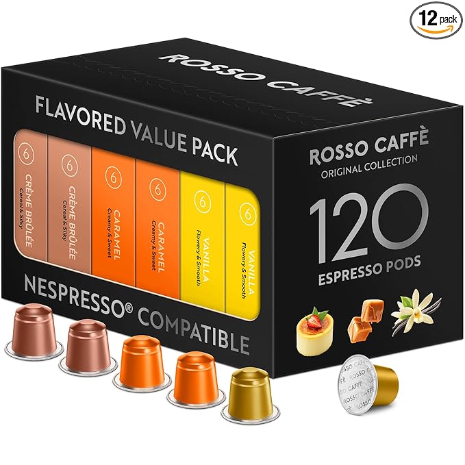 ROSSO CAFFÈ 120 Espresso Coffee Pods by ROSSOCAFFE