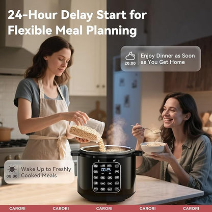 9-in-1 Electric Pressure Cooker 6 Qt, Dual Inner Pots, Stainless Steel Pot and - Image 7