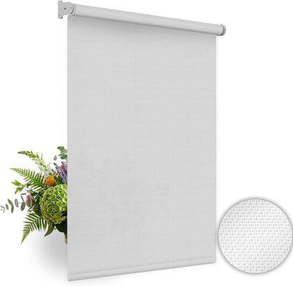 HILADUO Customized Solar Screen Roller Shade Blinds - Image 3