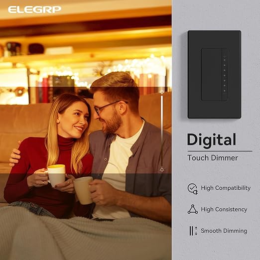 ELEGRP Dimmer Switch, Digital Dimmer Light Switch - Image 3