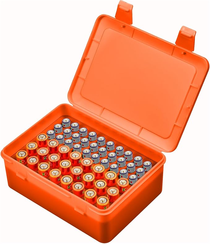 Battery Organizer Storage Box, Garage Case Holder by ALCYON