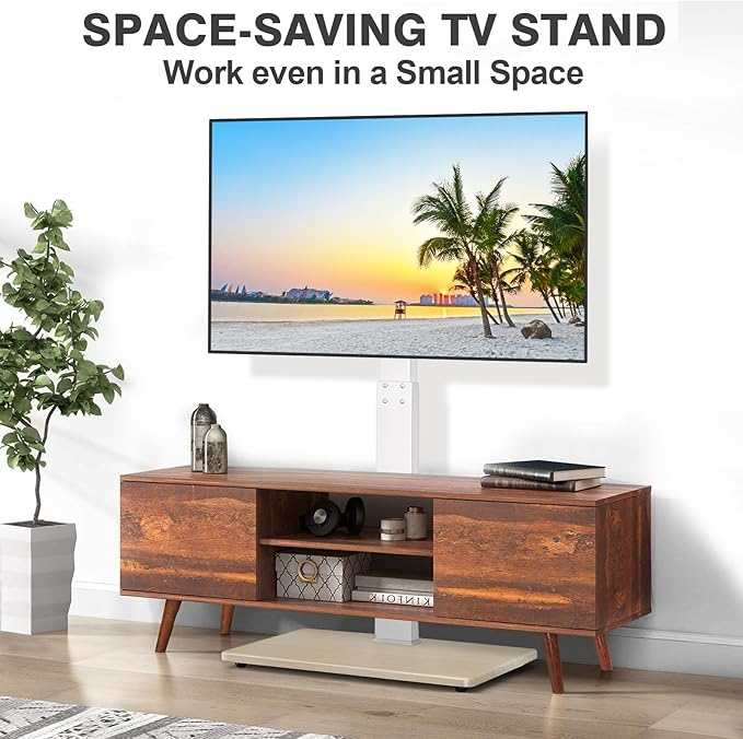TV Floor Stand for 32-75 Inch Plasma LCD LED OLED Flat Panel or Curved Screen - Image 5