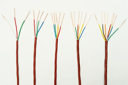 EASTWIRE 18/8 100ft Thermostat Wire, Solid Copper Wire, 18 Gauge 10 Conductors - Image 6