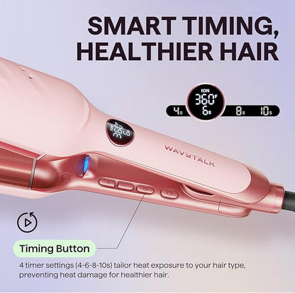 Wavytalk Power Wave Hair Crimper, Curling Iron Hair Crimper Waver, Ventilation - Image 6