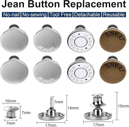 TOOVREN Upgraded 8 Sets Button Pins - Image 3