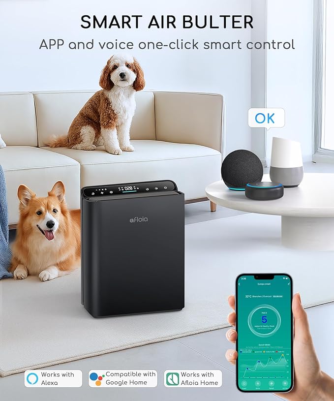 Air Purifier for Home Bedroom Large Room Up to 2000Ft², Smart APP&Voice Control - Image 3