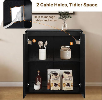 31.5" Sideboard Buffet Cabinet - Image 3