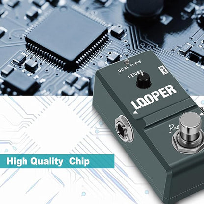 Rowin Tiny Looper Electric Guitar Effect Pedal 10 Minutes of Looping Unlimited - Image 3