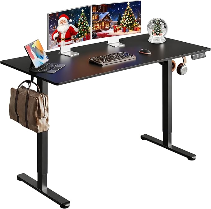 DEVAISE 48 x 24 Inches Standing Desk, Whole-Piece Desktop Electric Standing Desk by DEVAISE