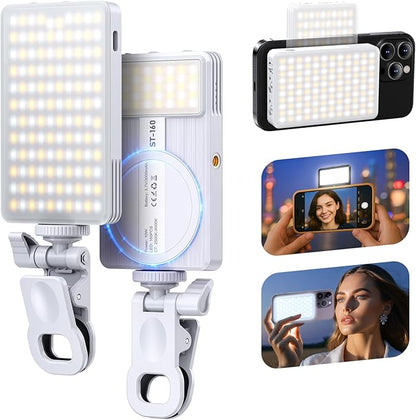 Magnet Phone Light, 160 LED Dual Side Selfie Light Compatible by SEAEYES