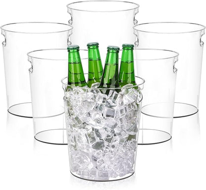 Tiawudi 6 Pack Ice Bucket, Plastic Wine Chiller by Tiawudi