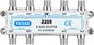 TKCHAX 8 Way Coaxial Cable Splitter, Support 10-2602MHz, RG6 Compatible by TKCHAX