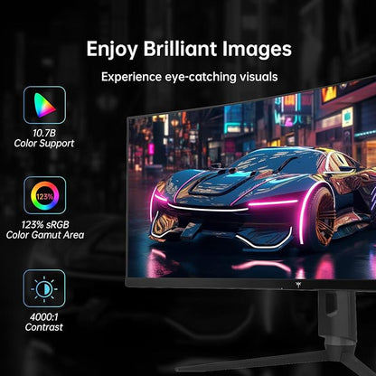 KTC 34 Inch Ultrawide Monitor, 180Hz WQHD 3440X1440 Curved Gaming Monitor - Image 3