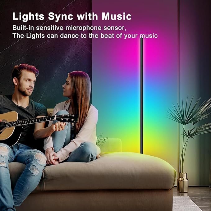 YTDRGB Corner Floor Lamp RGBW, LED Floor Lamp - Image 6