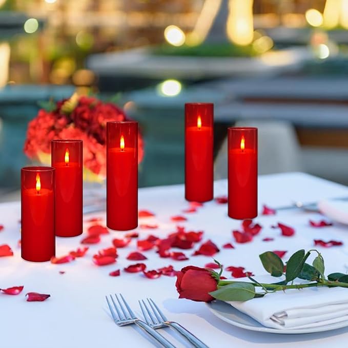 24-Pack Red Flameless LED Candles - Image 6