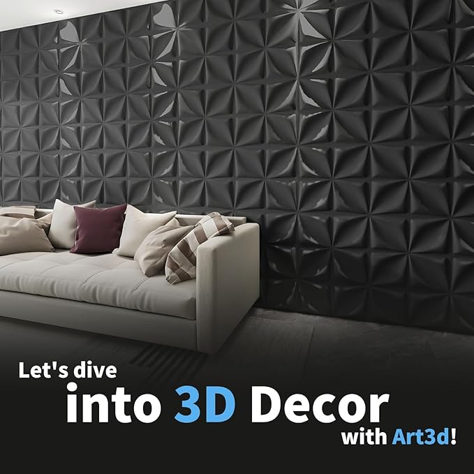Art3d Decorative 3D Wall Panel, 32 Sq.FT PVC Interior Wall Decor - Image 7