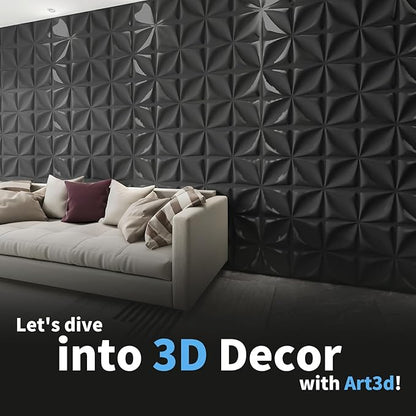 Art3d Decorative 3D Wall Panel, 32 Sq.FT PVC Interior Wall Decor - Image 7