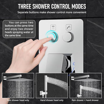 Iriber Chrome Shower System Wall Mount - Image 3