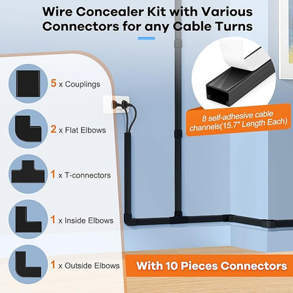 126in Cord Hider Kit, Wire Hiders - Image 3