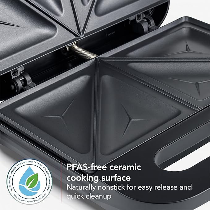 OVENTE Electric Sandwich Maker - Image 2