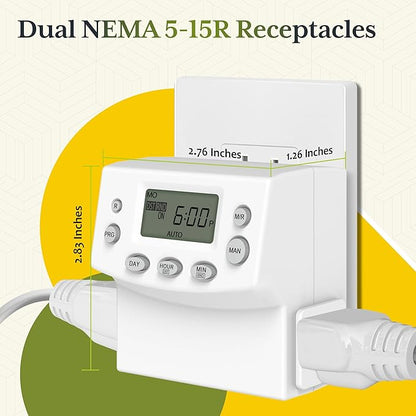 TG Heavy Duty Programmable Plug-in Digital Timer - Image 2