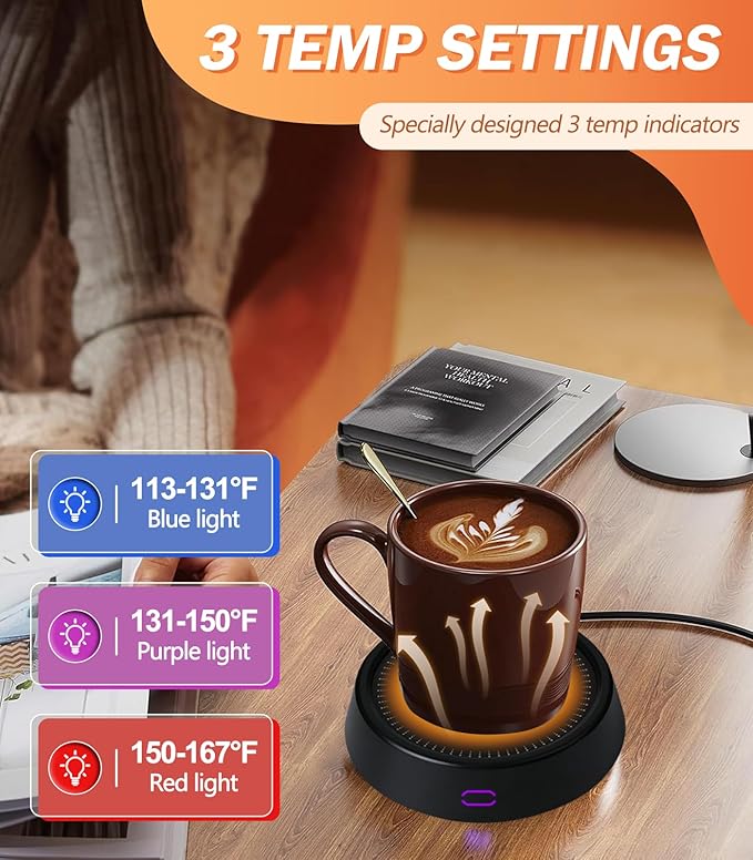 Kepwam Mug Warmer - 25W Coffee Warmer - Image 2