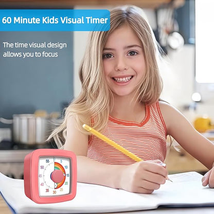 Visual Timer for Kids Adults, 60-Minute Countdown Timer for Classroom, Pomodoro - Image 2
