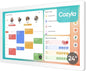 Cozyla Digital Calendar+ 2: 24 inch Wall Planner Touch Screen Chore Chart by Cozyla
