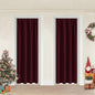 JIUZHEN Christmas 80 Inch Length Door Curtains by JIUZHEN